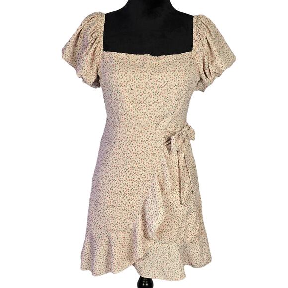 Princess Polly Women's  ANNIE MINI DRESS PINK Floral Size 8 - Picture 1 of 13